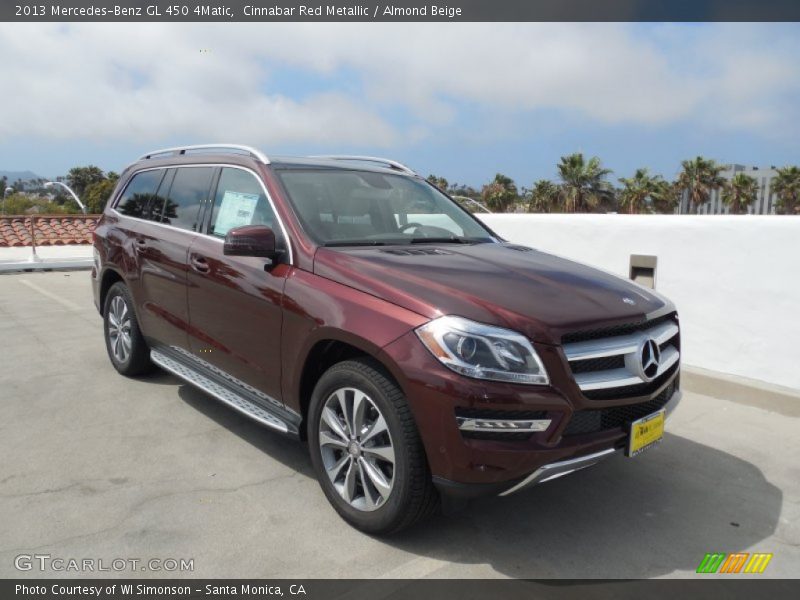 Cinnabar Red Metallic / Almond Beige 2013 Mercedes-Benz GL 450 4Matic