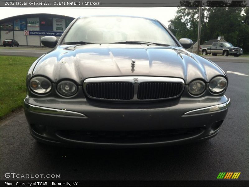 Quartz Metallic / Charcoal 2003 Jaguar X-Type 2.5