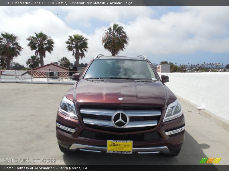 Cinnabar Red Metallic / Almond Beige 2013 Mercedes-Benz GL 450 4Matic