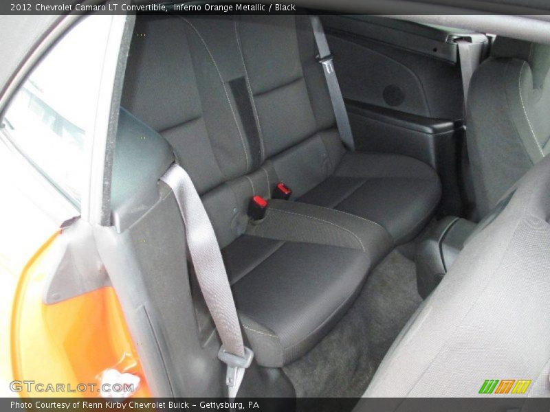 Inferno Orange Metallic / Black 2012 Chevrolet Camaro LT Convertible