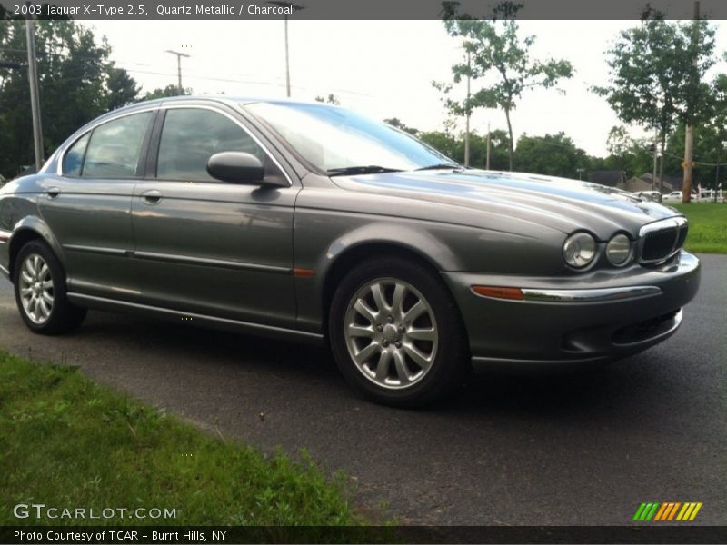 Quartz Metallic / Charcoal 2003 Jaguar X-Type 2.5