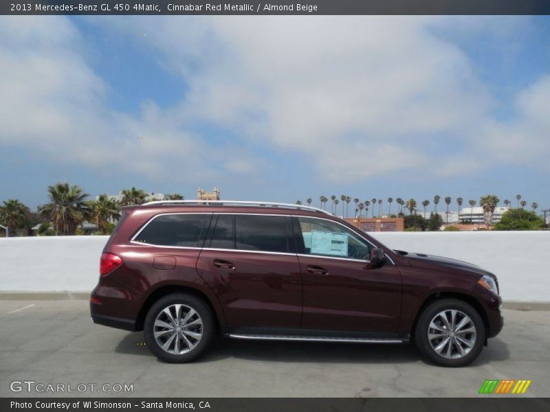 Cinnabar Red Metallic / Almond Beige 2013 Mercedes-Benz GL 450 4Matic
