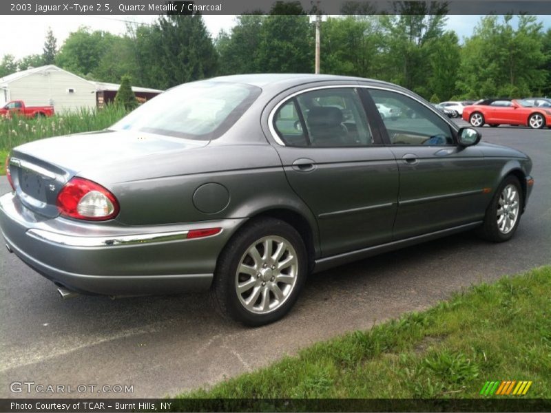 Quartz Metallic / Charcoal 2003 Jaguar X-Type 2.5
