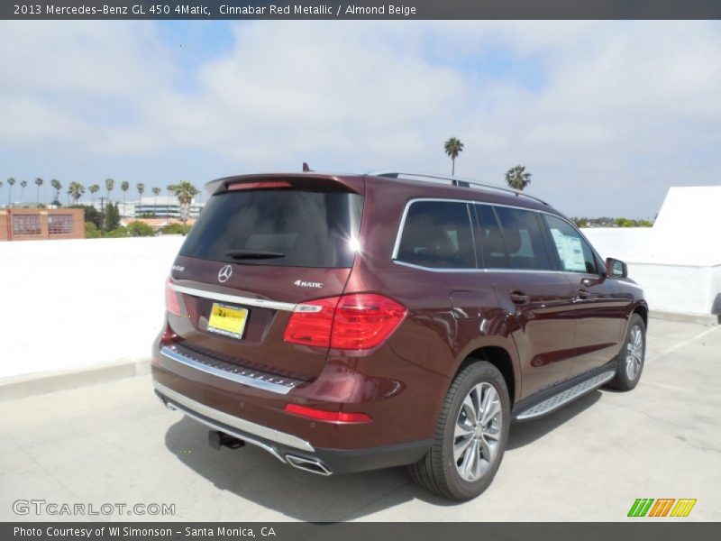Cinnabar Red Metallic / Almond Beige 2013 Mercedes-Benz GL 450 4Matic