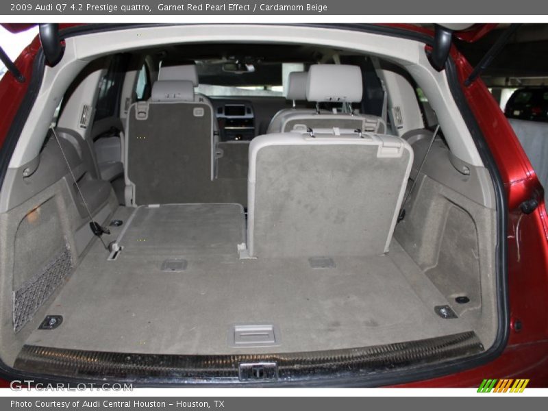 Garnet Red Pearl Effect / Cardamom Beige 2009 Audi Q7 4.2 Prestige quattro