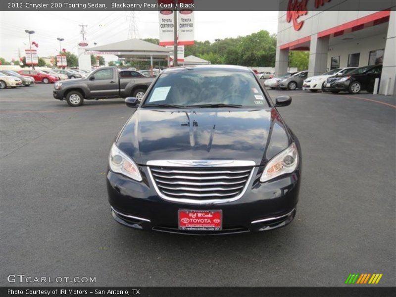 Blackberry Pearl Coat / Black 2012 Chrysler 200 Touring Sedan