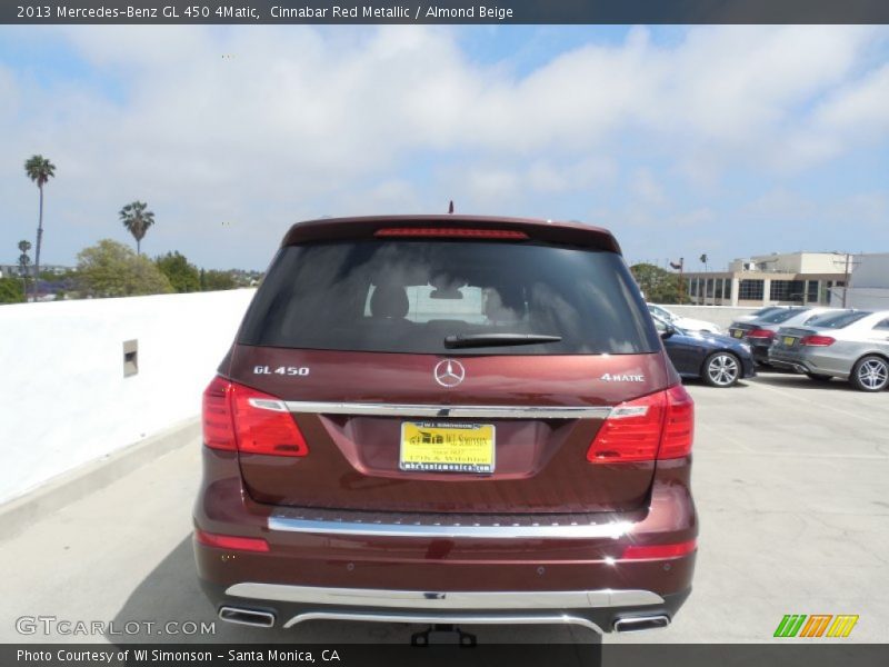 Cinnabar Red Metallic / Almond Beige 2013 Mercedes-Benz GL 450 4Matic