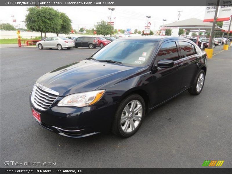 Blackberry Pearl Coat / Black 2012 Chrysler 200 Touring Sedan