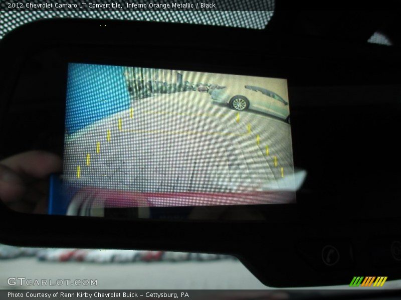Inferno Orange Metallic / Black 2012 Chevrolet Camaro LT Convertible