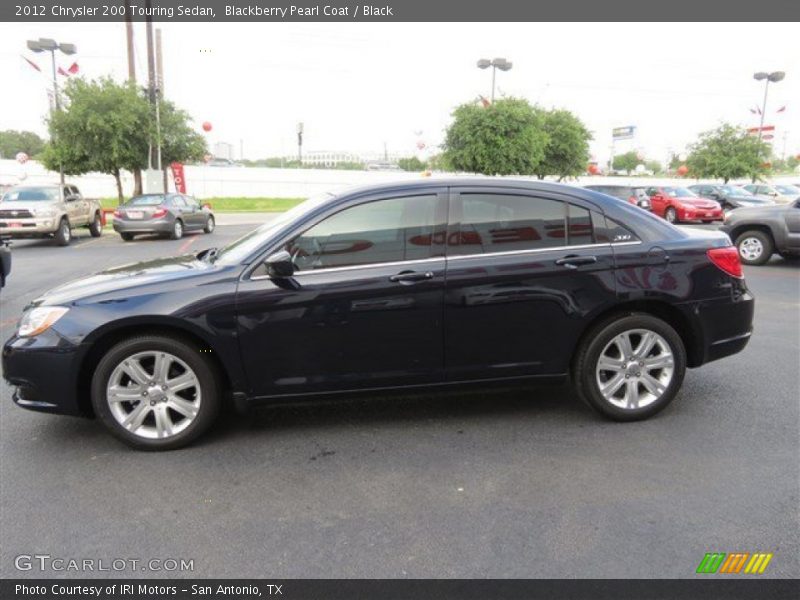 Blackberry Pearl Coat / Black 2012 Chrysler 200 Touring Sedan