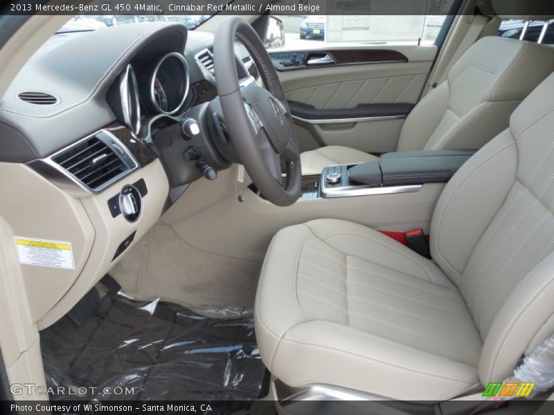 Cinnabar Red Metallic / Almond Beige 2013 Mercedes-Benz GL 450 4Matic