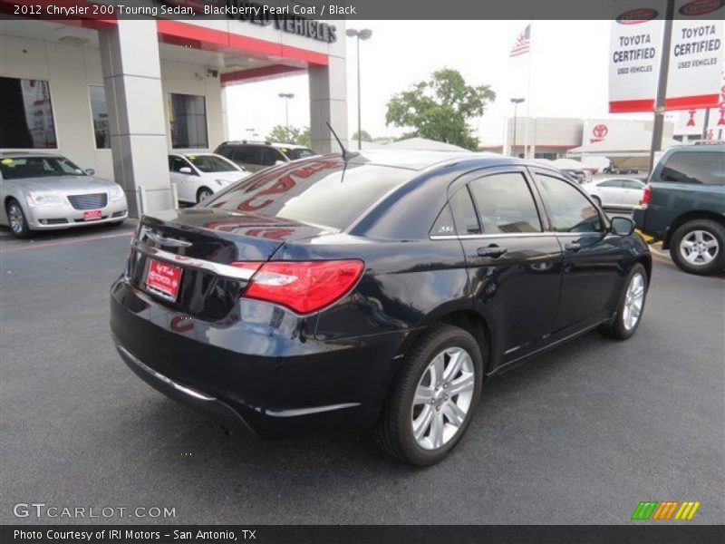 Blackberry Pearl Coat / Black 2012 Chrysler 200 Touring Sedan