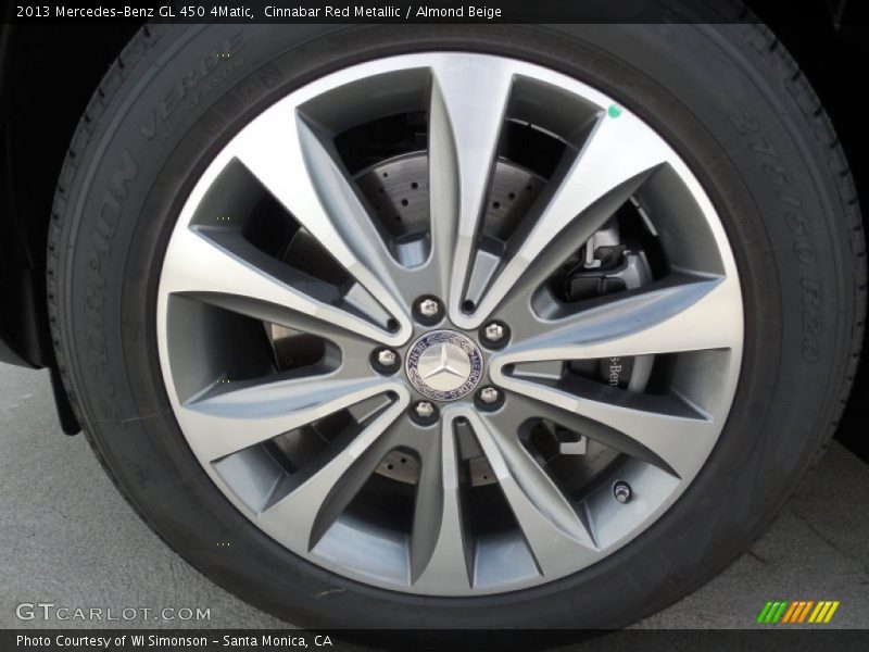Cinnabar Red Metallic / Almond Beige 2013 Mercedes-Benz GL 450 4Matic