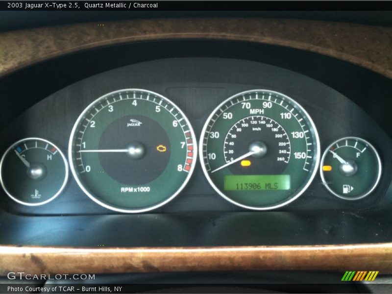 Quartz Metallic / Charcoal 2003 Jaguar X-Type 2.5