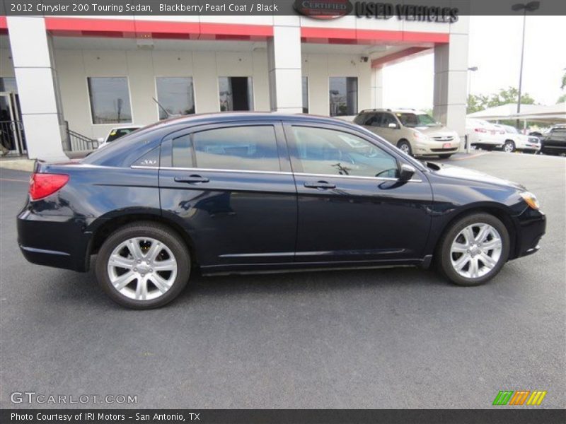 Blackberry Pearl Coat / Black 2012 Chrysler 200 Touring Sedan