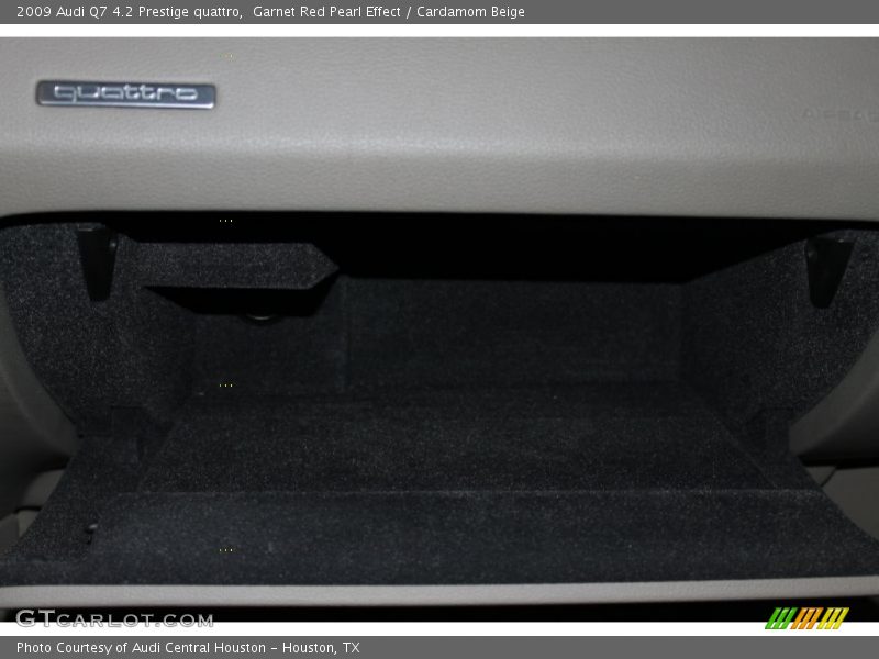 Garnet Red Pearl Effect / Cardamom Beige 2009 Audi Q7 4.2 Prestige quattro