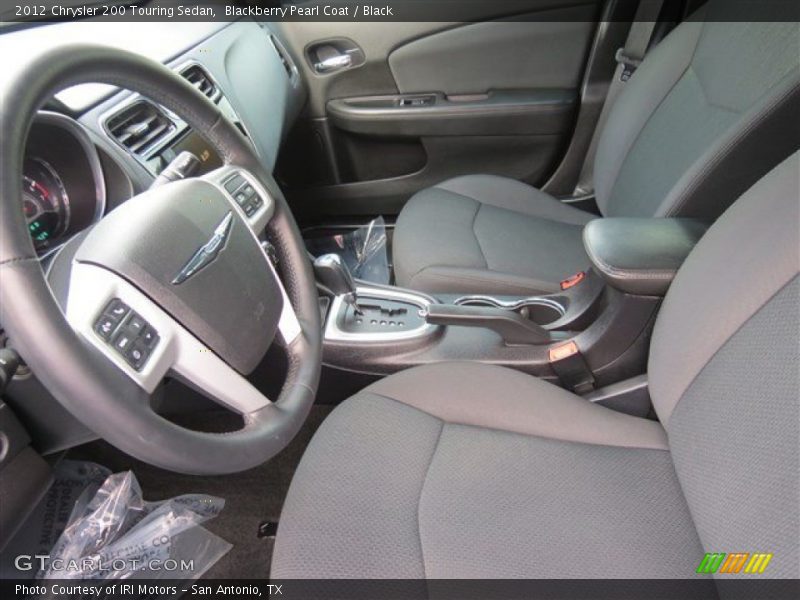 Blackberry Pearl Coat / Black 2012 Chrysler 200 Touring Sedan