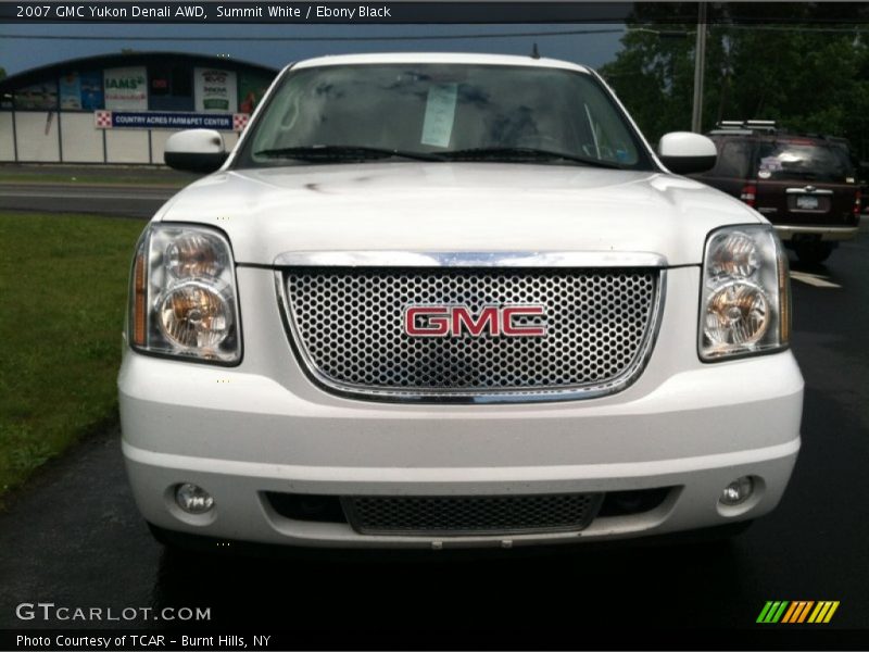 Summit White / Ebony Black 2007 GMC Yukon Denali AWD