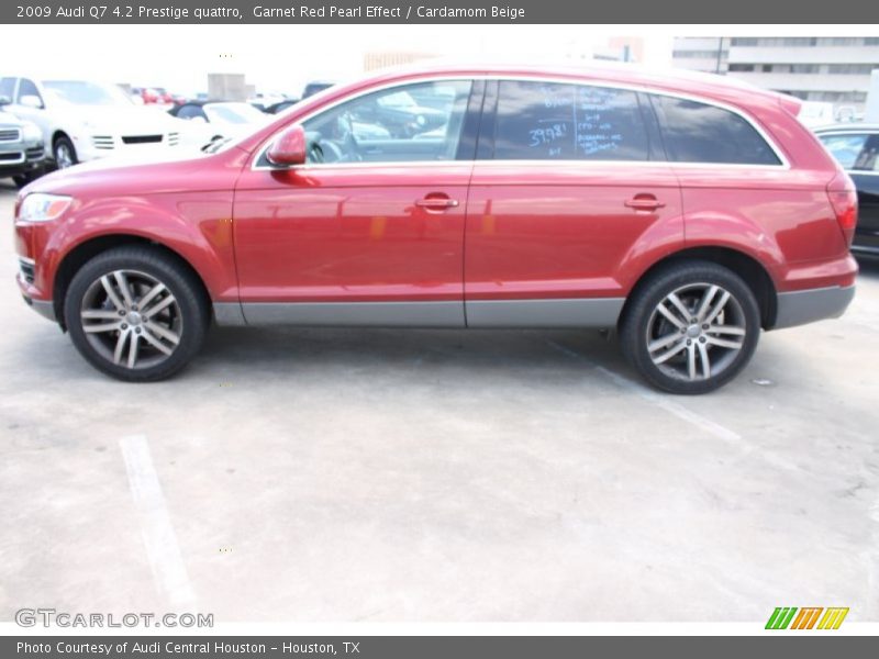  2009 Q7 4.2 Prestige quattro Garnet Red Pearl Effect