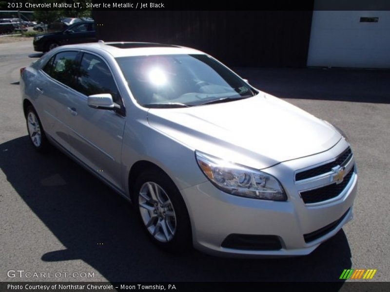 Silver Ice Metallic / Jet Black 2013 Chevrolet Malibu LT