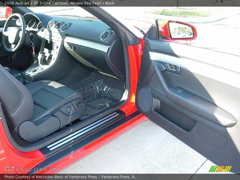 Misano Red Pearl / Black 2008 Audi A4 2.0T S-Line Cabriolet
