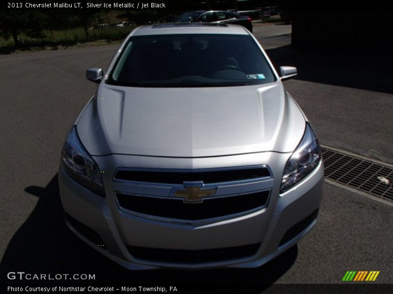 Silver Ice Metallic / Jet Black 2013 Chevrolet Malibu LT