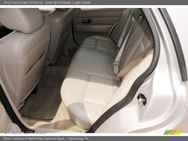 Silver Birch Metallic / Light Camel 2011 Ford Crown Victoria LX