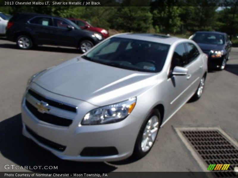 Silver Ice Metallic / Jet Black 2013 Chevrolet Malibu LT