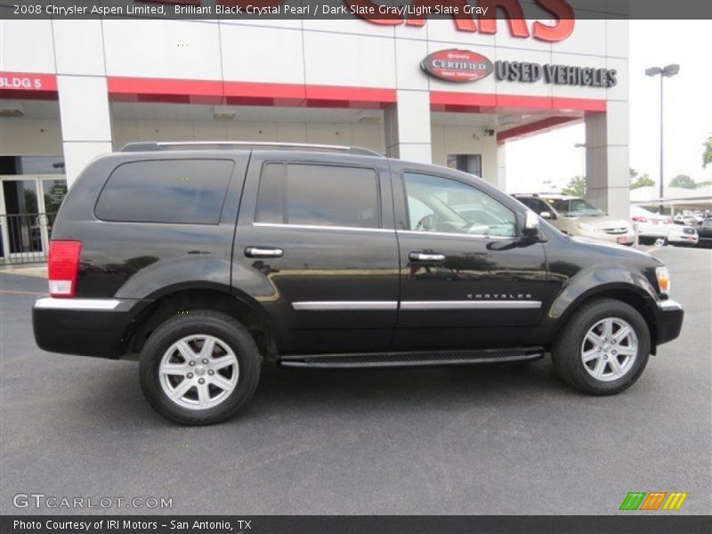 Brilliant Black Crystal Pearl / Dark Slate Gray/Light Slate Gray 2008 Chrysler Aspen Limited