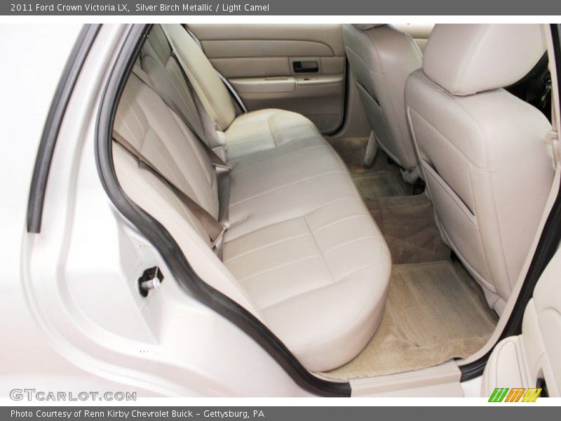 Silver Birch Metallic / Light Camel 2011 Ford Crown Victoria LX