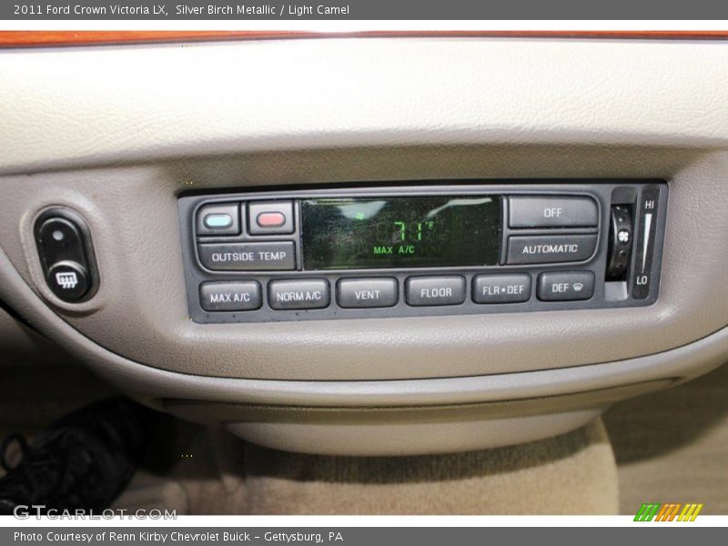 Silver Birch Metallic / Light Camel 2011 Ford Crown Victoria LX