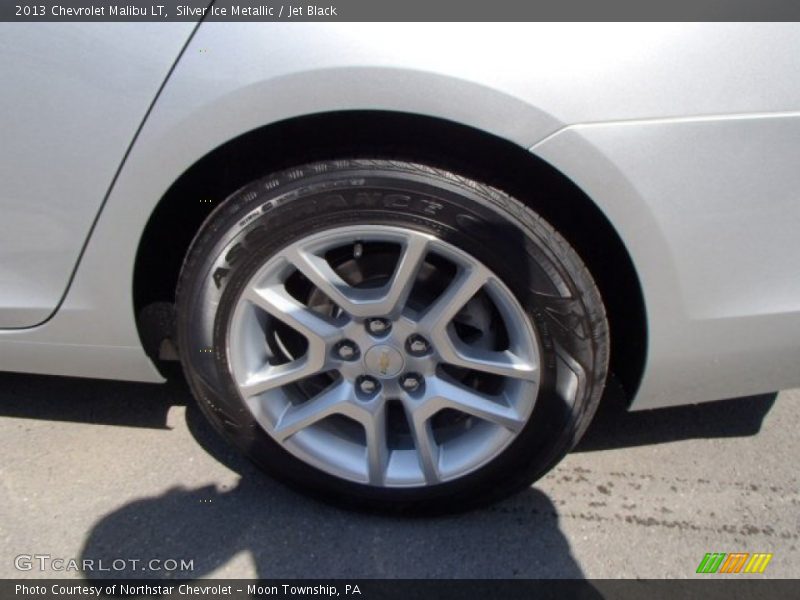 Silver Ice Metallic / Jet Black 2013 Chevrolet Malibu LT