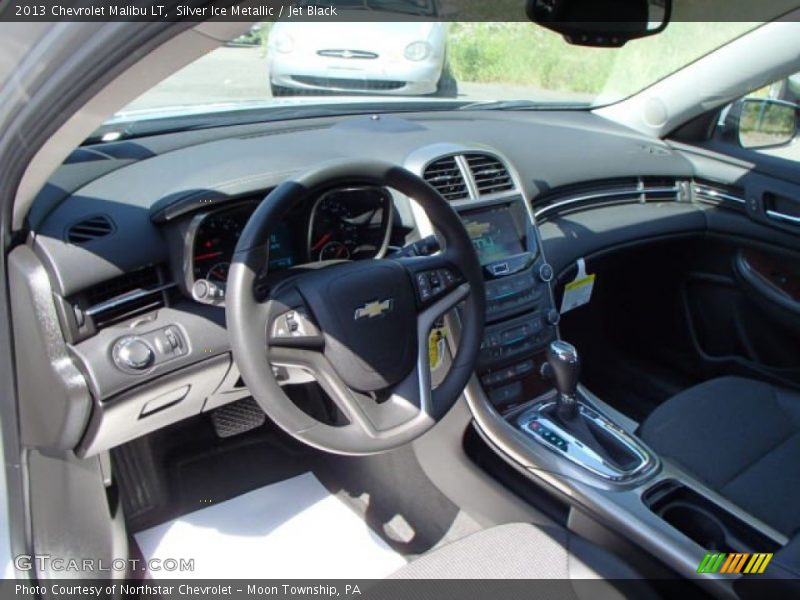 Silver Ice Metallic / Jet Black 2013 Chevrolet Malibu LT