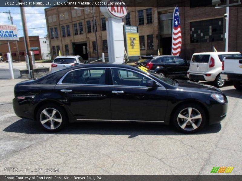 Black Granite Metallic / Cocoa/Cashmere 2012 Chevrolet Malibu LT