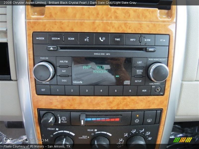 Brilliant Black Crystal Pearl / Dark Slate Gray/Light Slate Gray 2008 Chrysler Aspen Limited