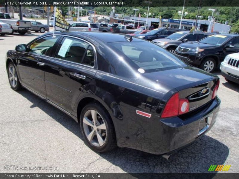 Black Granite Metallic / Cocoa/Cashmere 2012 Chevrolet Malibu LT