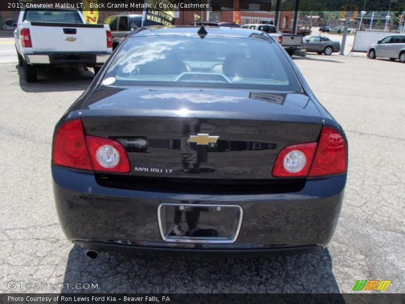 Black Granite Metallic / Cocoa/Cashmere 2012 Chevrolet Malibu LT