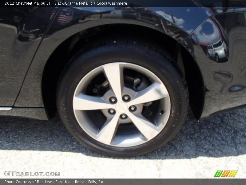 Black Granite Metallic / Cocoa/Cashmere 2012 Chevrolet Malibu LT