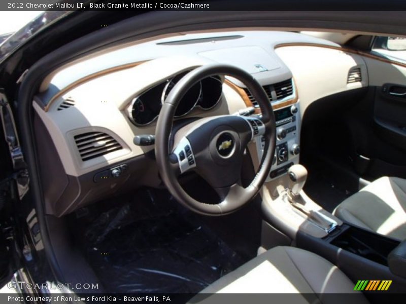 Black Granite Metallic / Cocoa/Cashmere 2012 Chevrolet Malibu LT
