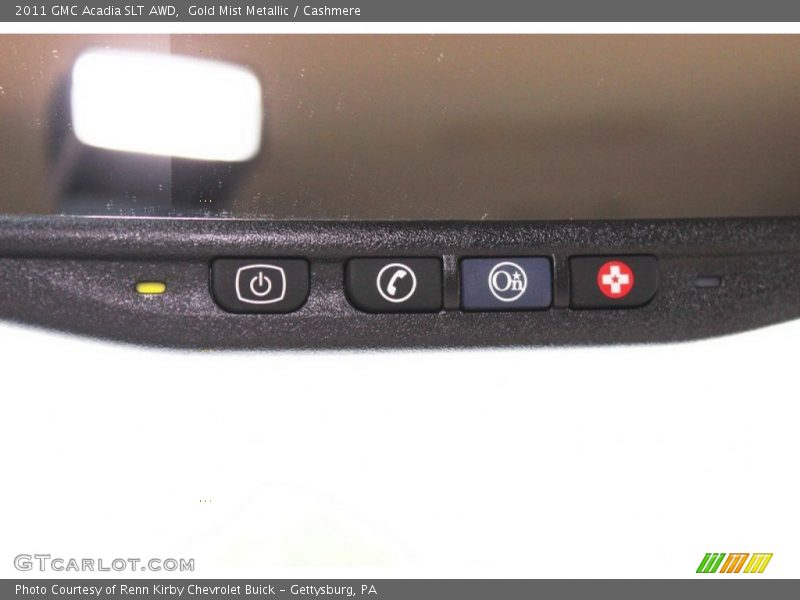 Gold Mist Metallic / Cashmere 2011 GMC Acadia SLT AWD
