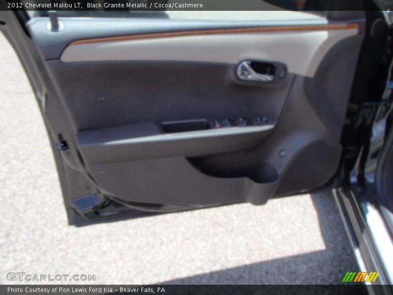Black Granite Metallic / Cocoa/Cashmere 2012 Chevrolet Malibu LT