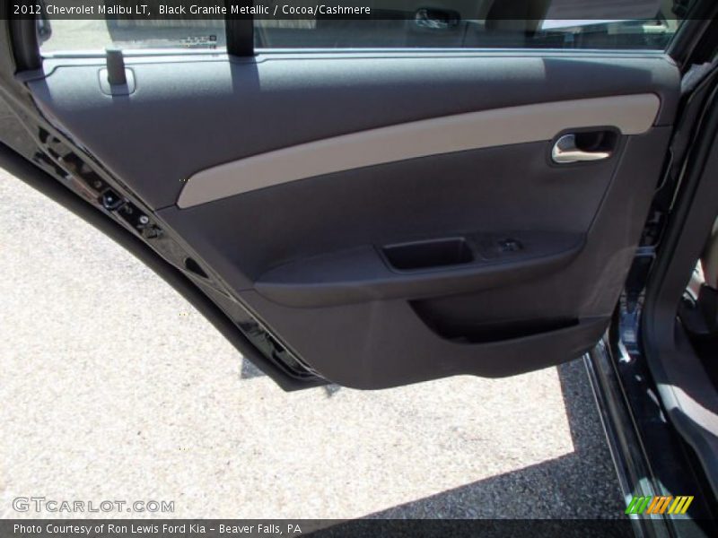 Black Granite Metallic / Cocoa/Cashmere 2012 Chevrolet Malibu LT