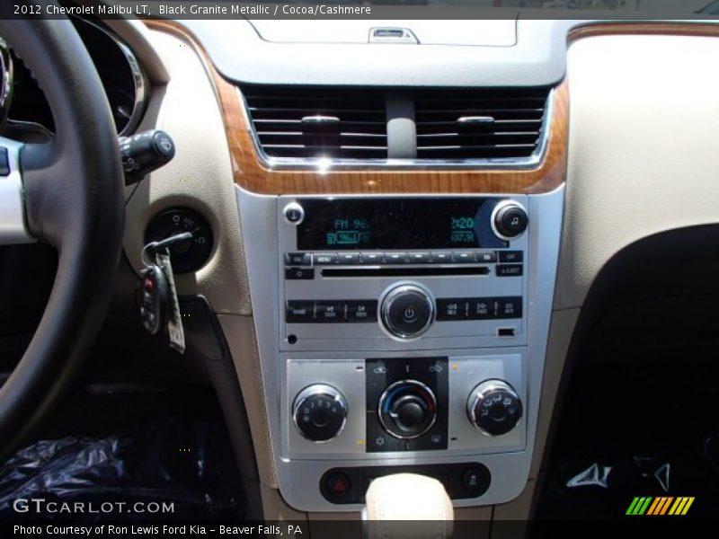 Black Granite Metallic / Cocoa/Cashmere 2012 Chevrolet Malibu LT