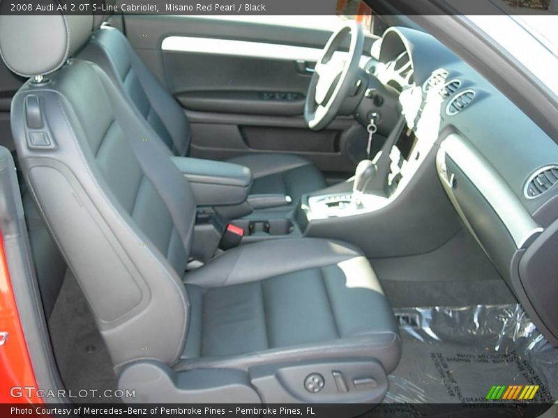 Misano Red Pearl / Black 2008 Audi A4 2.0T S-Line Cabriolet