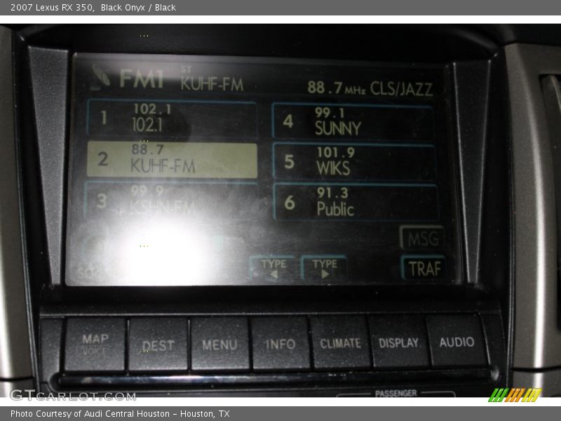 Black Onyx / Black 2007 Lexus RX 350