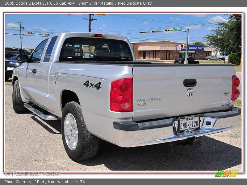 Bright Silver Metallic / Medium Slate Gray 2005 Dodge Dakota SLT Club Cab 4x4