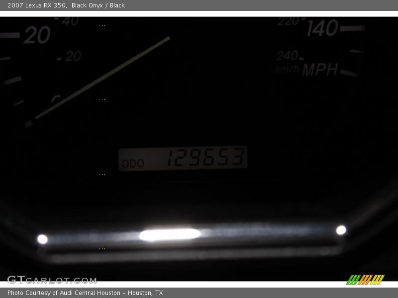 Black Onyx / Black 2007 Lexus RX 350