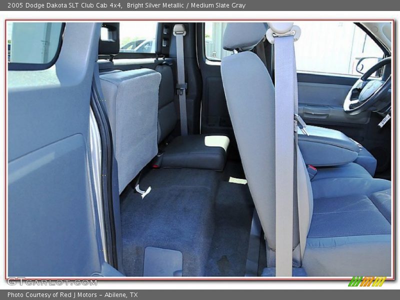 Bright Silver Metallic / Medium Slate Gray 2005 Dodge Dakota SLT Club Cab 4x4