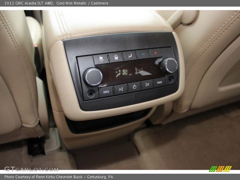 Gold Mist Metallic / Cashmere 2011 GMC Acadia SLT AWD
