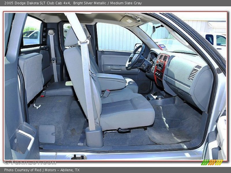 Bright Silver Metallic / Medium Slate Gray 2005 Dodge Dakota SLT Club Cab 4x4